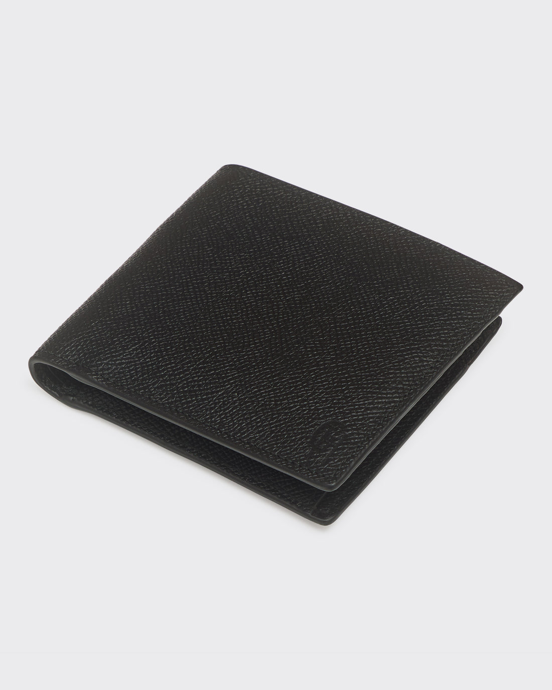 Billfold Saffiano Leather Coin Purse Black