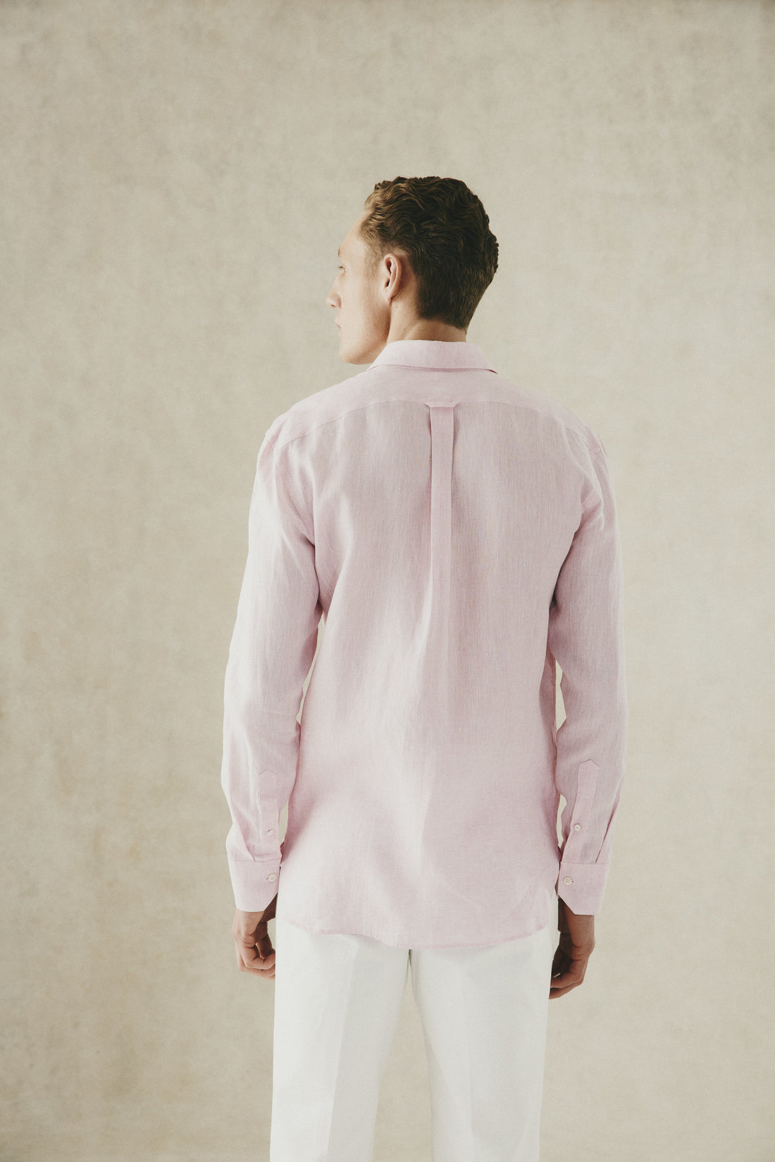 Henderson Linen Shirt Pink