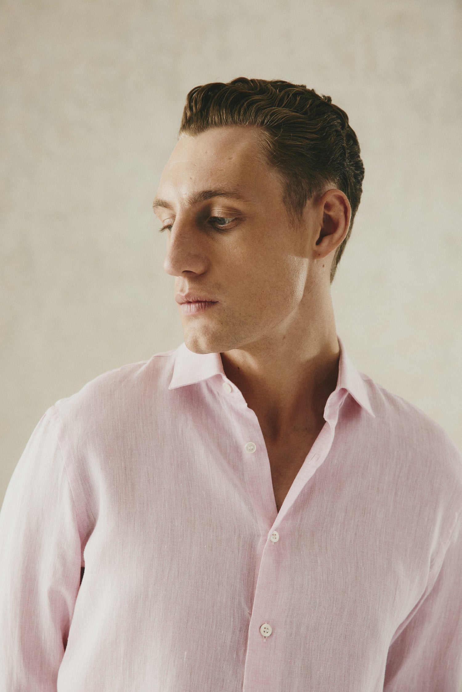 Henderson Linen Shirt Pink