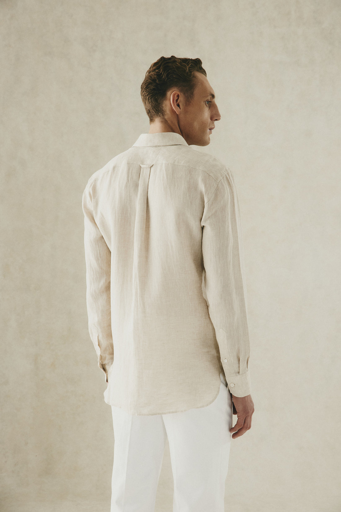 Henderson Linen Shirt Ecru