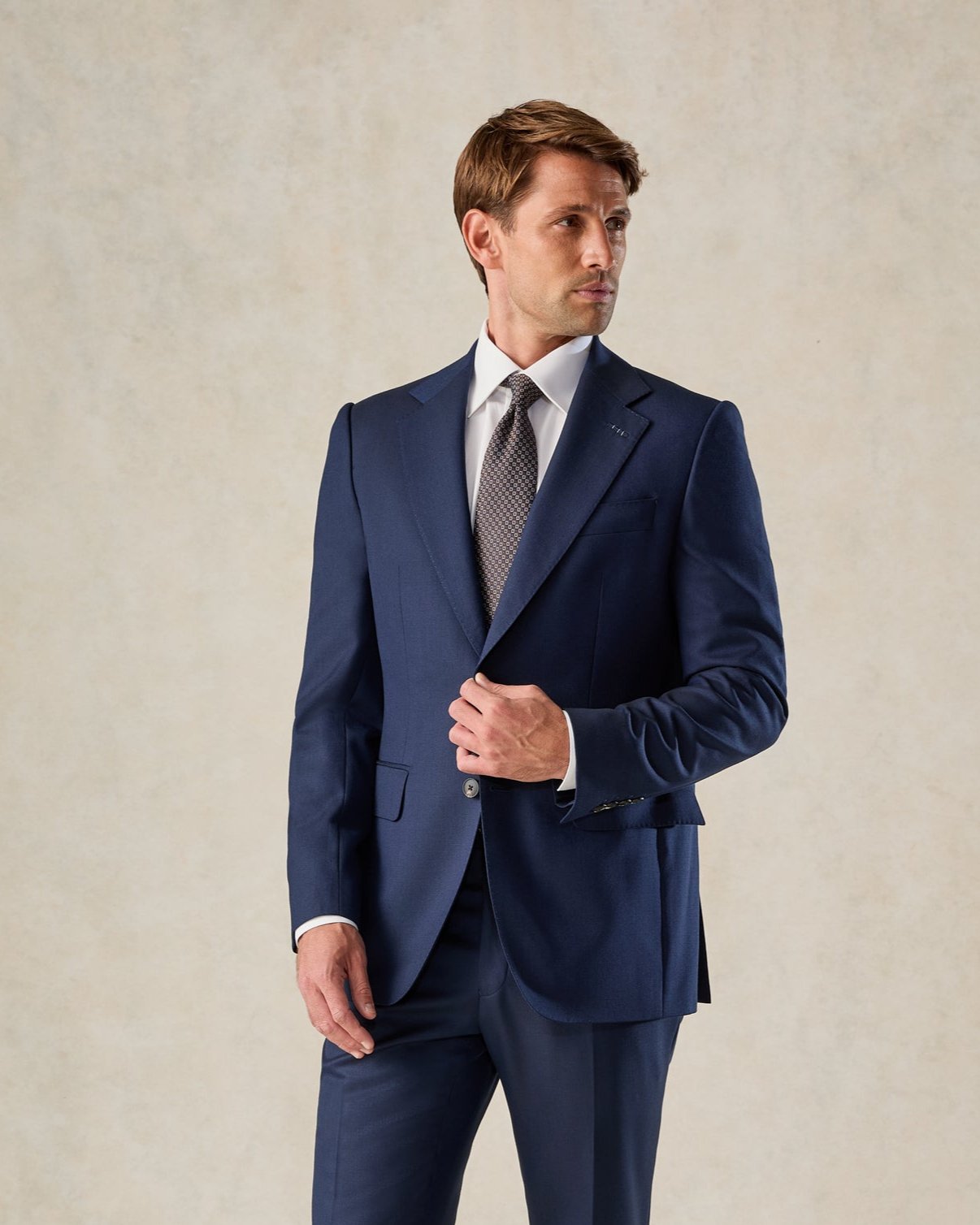 Seymour Twill Suit Jacket Blue