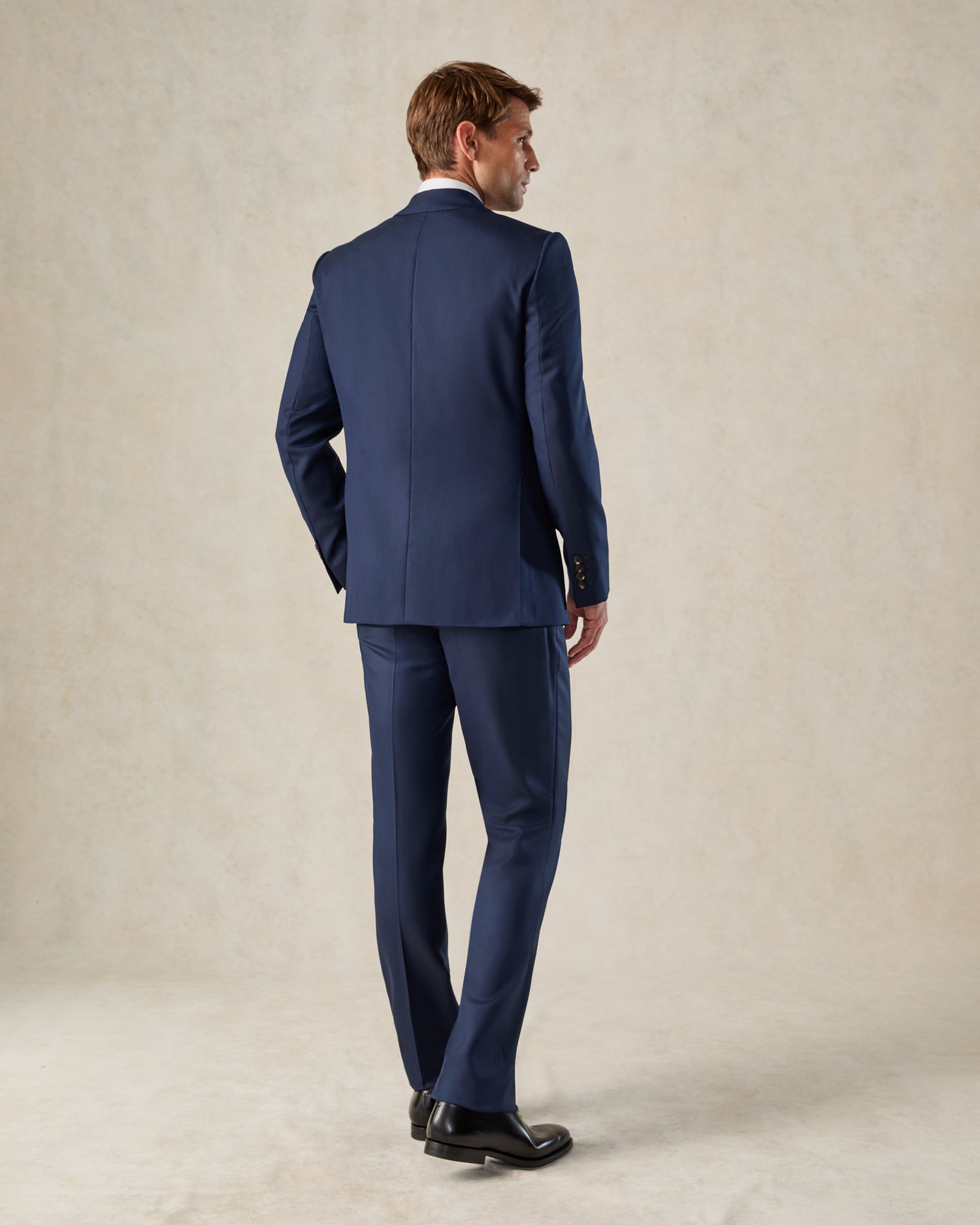 Seymour Blue Wool Twill 3-Piece Suit