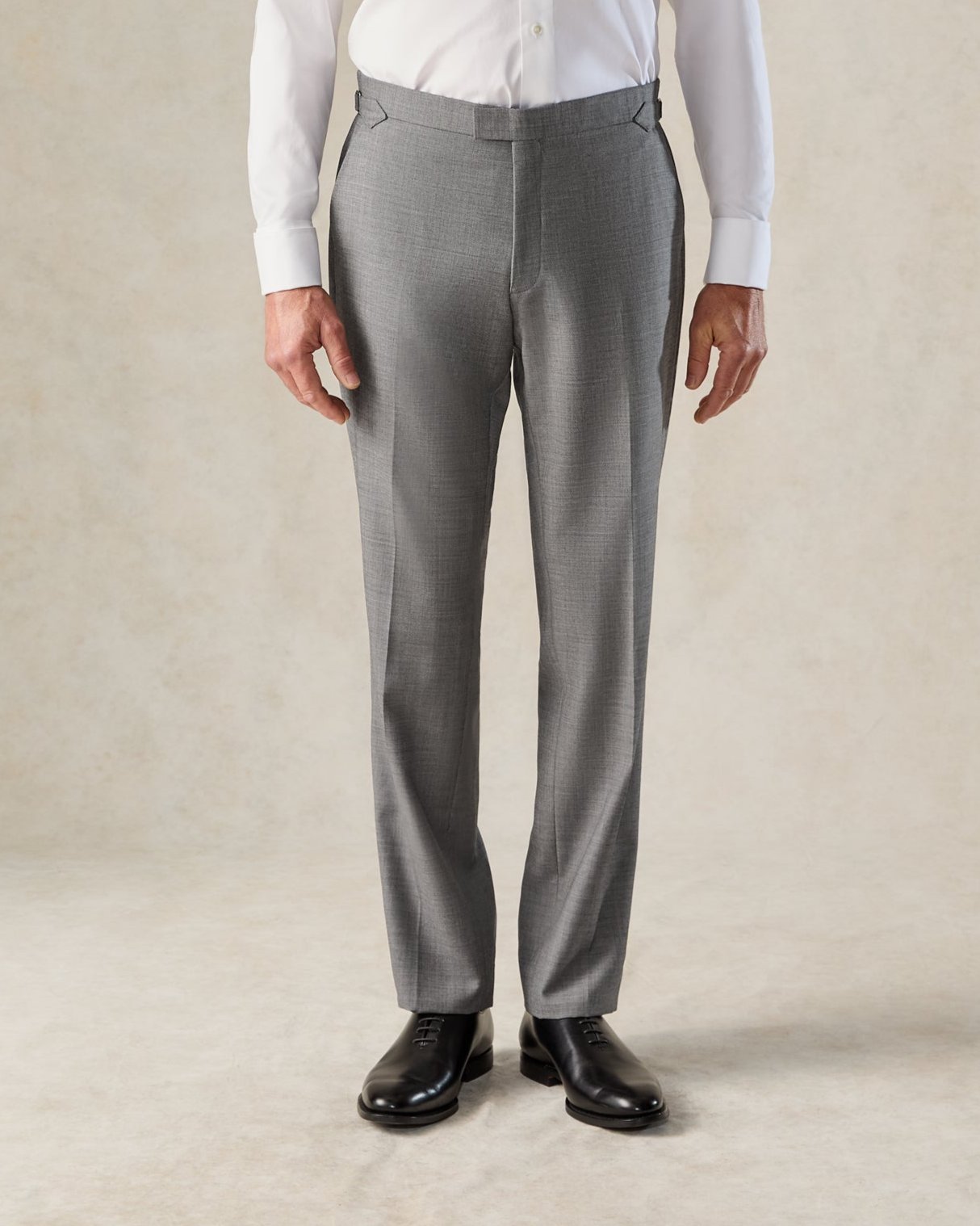 Torlese Virgin Wool Sharkskin Morning Trouser Grey