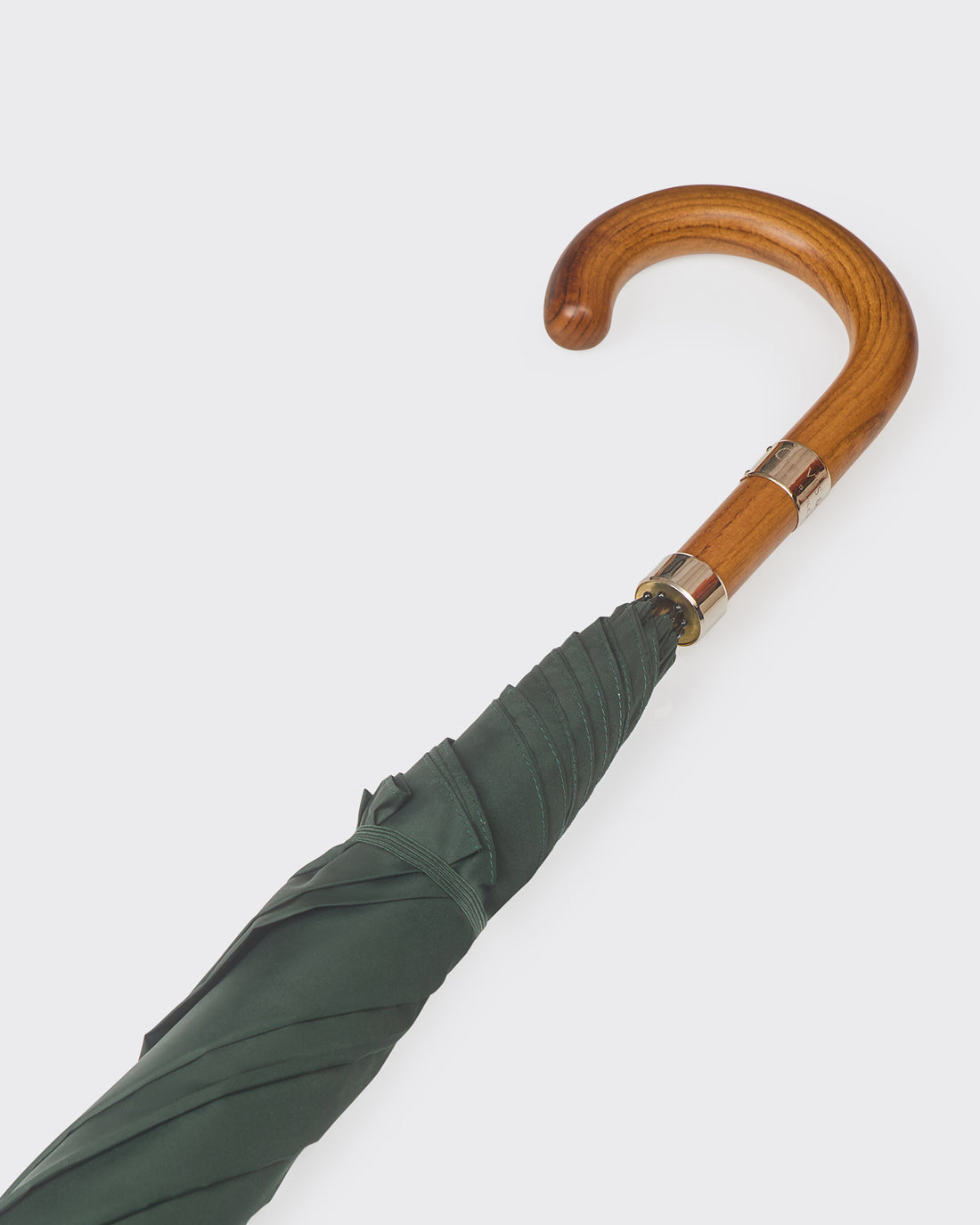 Fielding Umbrella with Wooden Handle Green