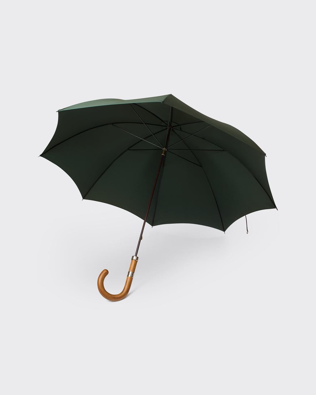 Fielding Umbrella with Wooden Handle Green