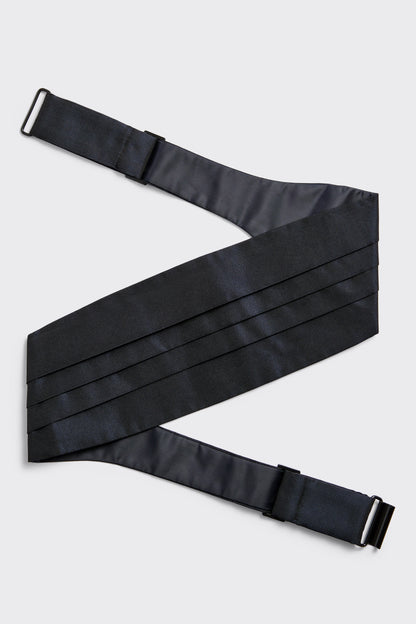 Adair Cummerbund Navy Barethea