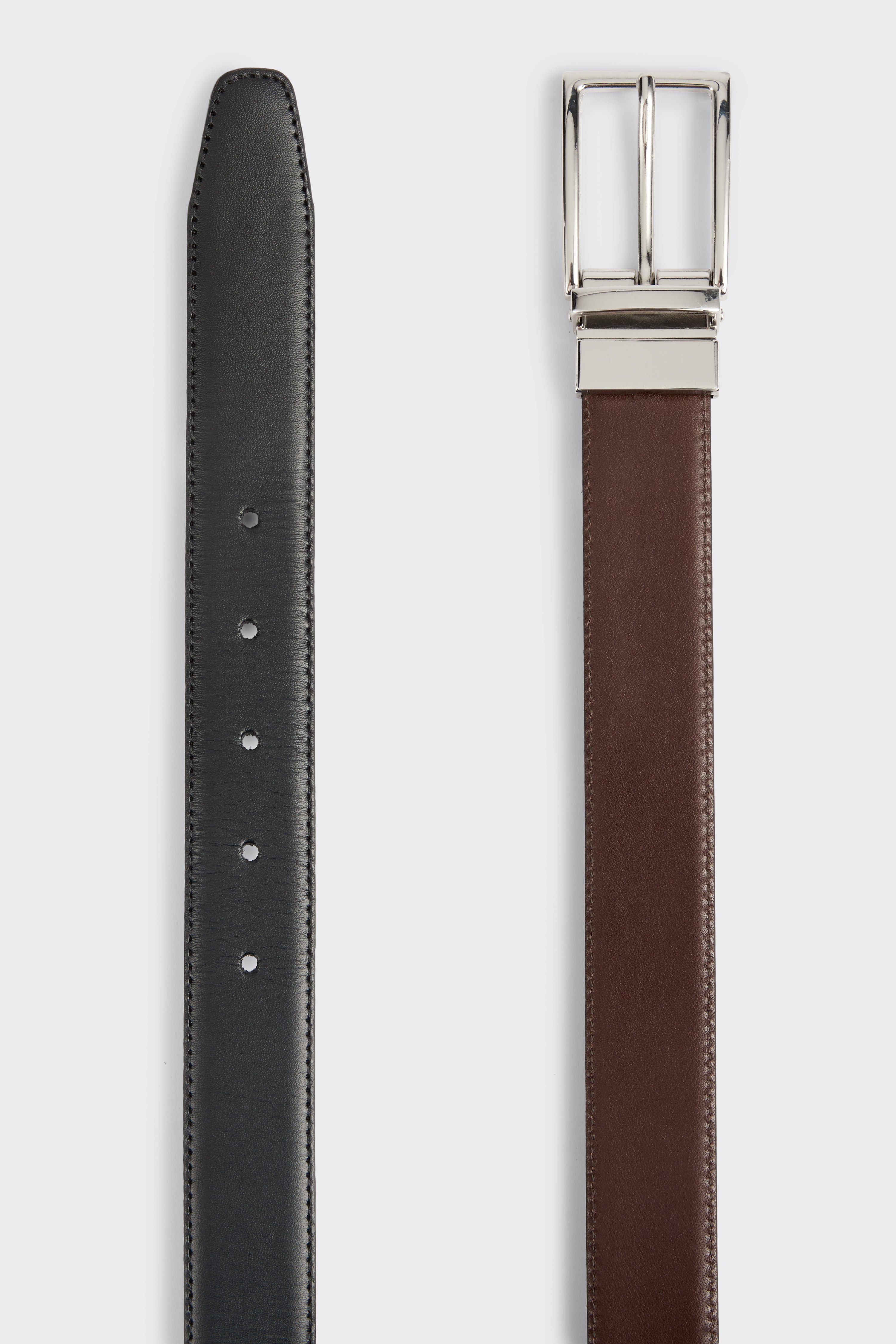 Brooke Reversible Belt Black/Brown Leather