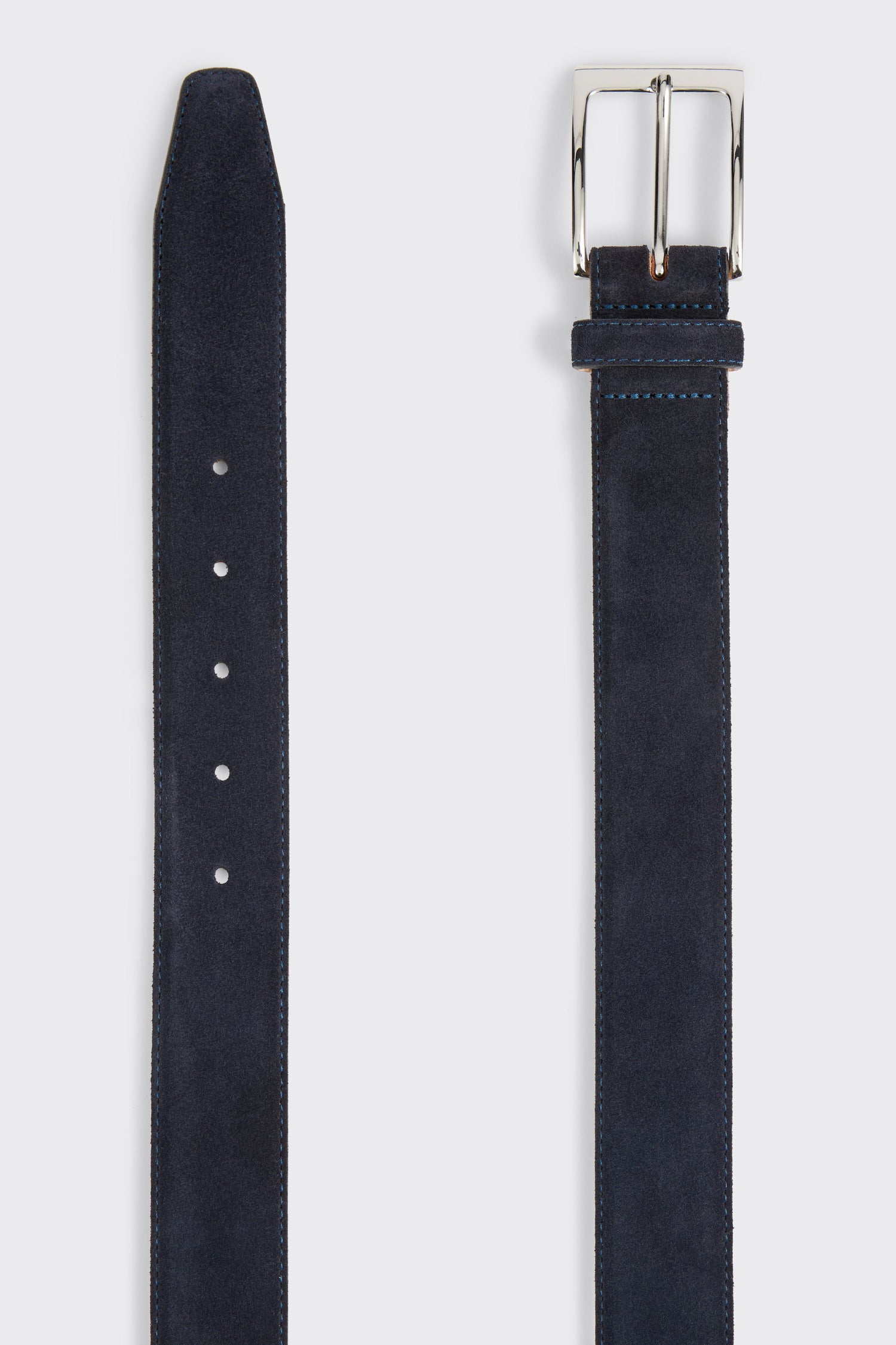 Theed Belt Navy Suede