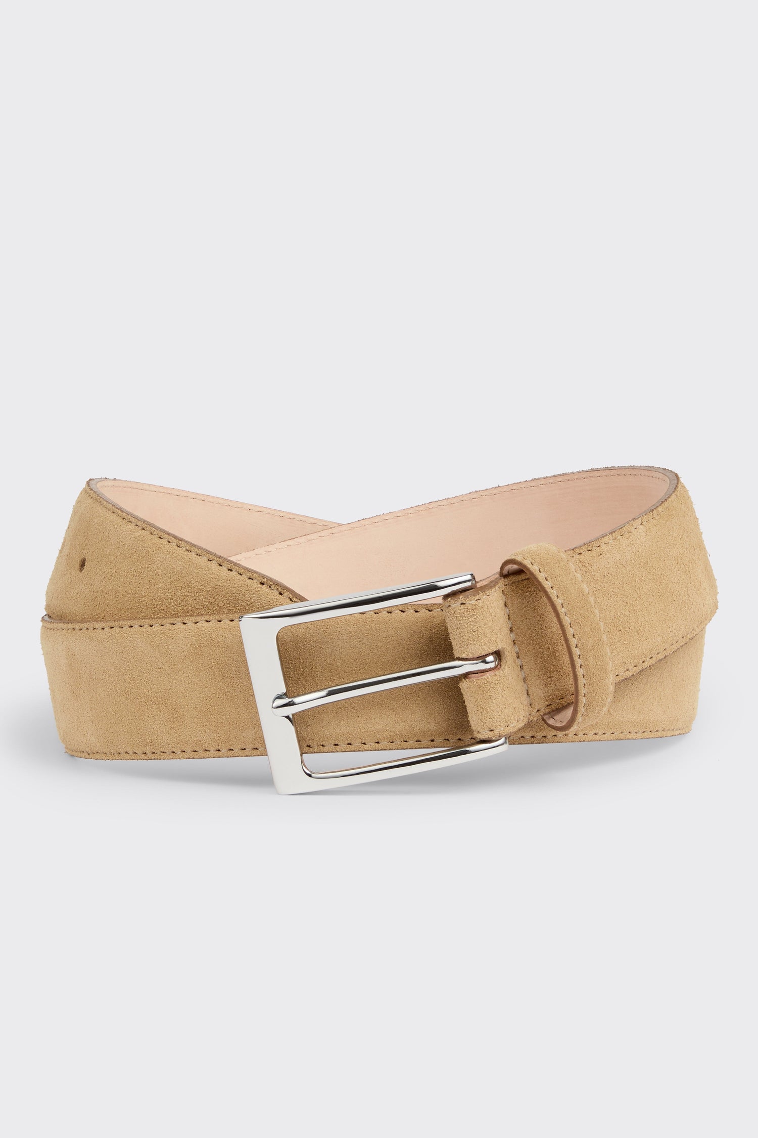 Theed  Belt Tan Suede