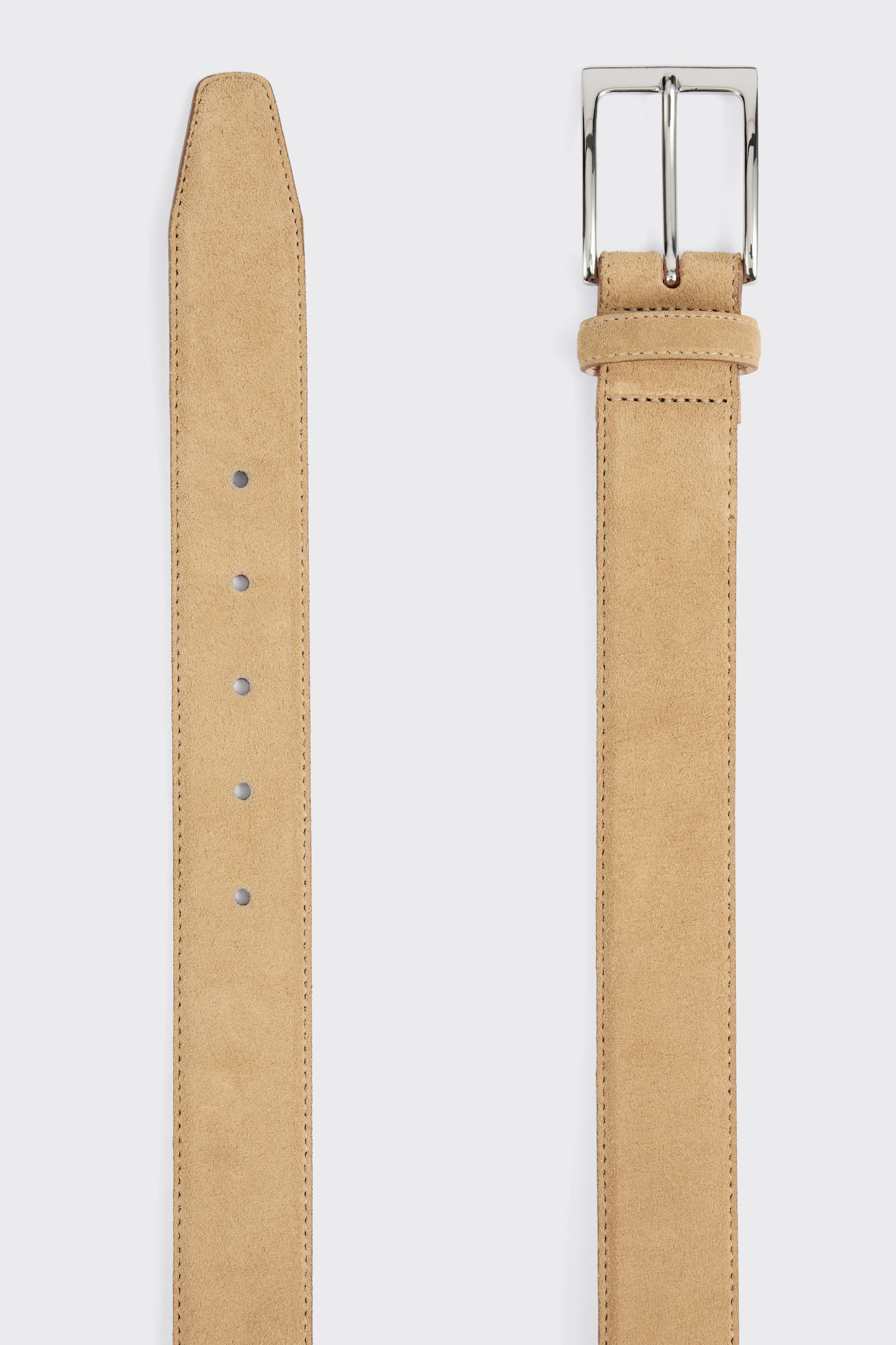 Theed  Belt Tan Suede