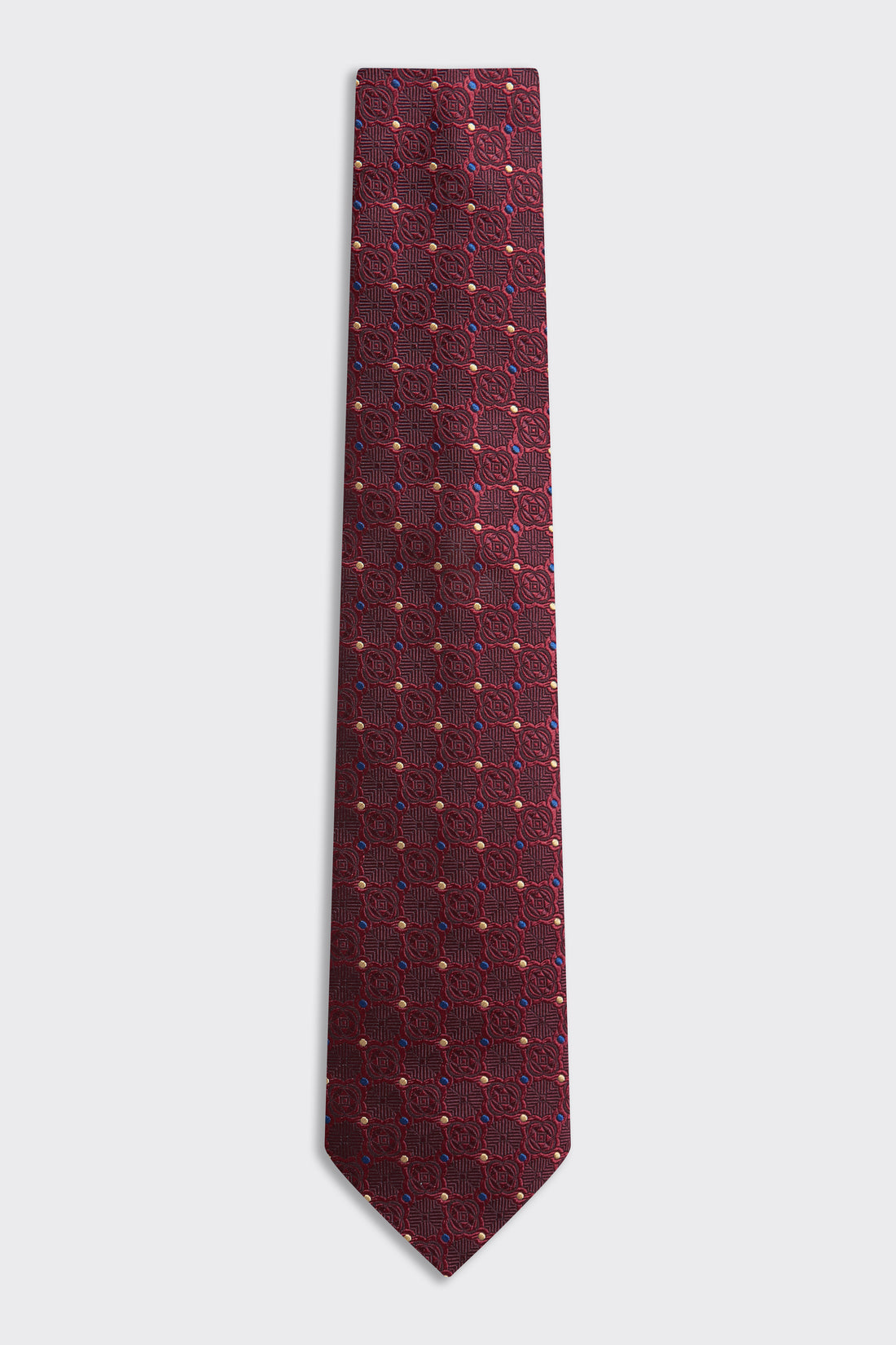 Carberry Silk Jewel Jacquard Tie Bright Red