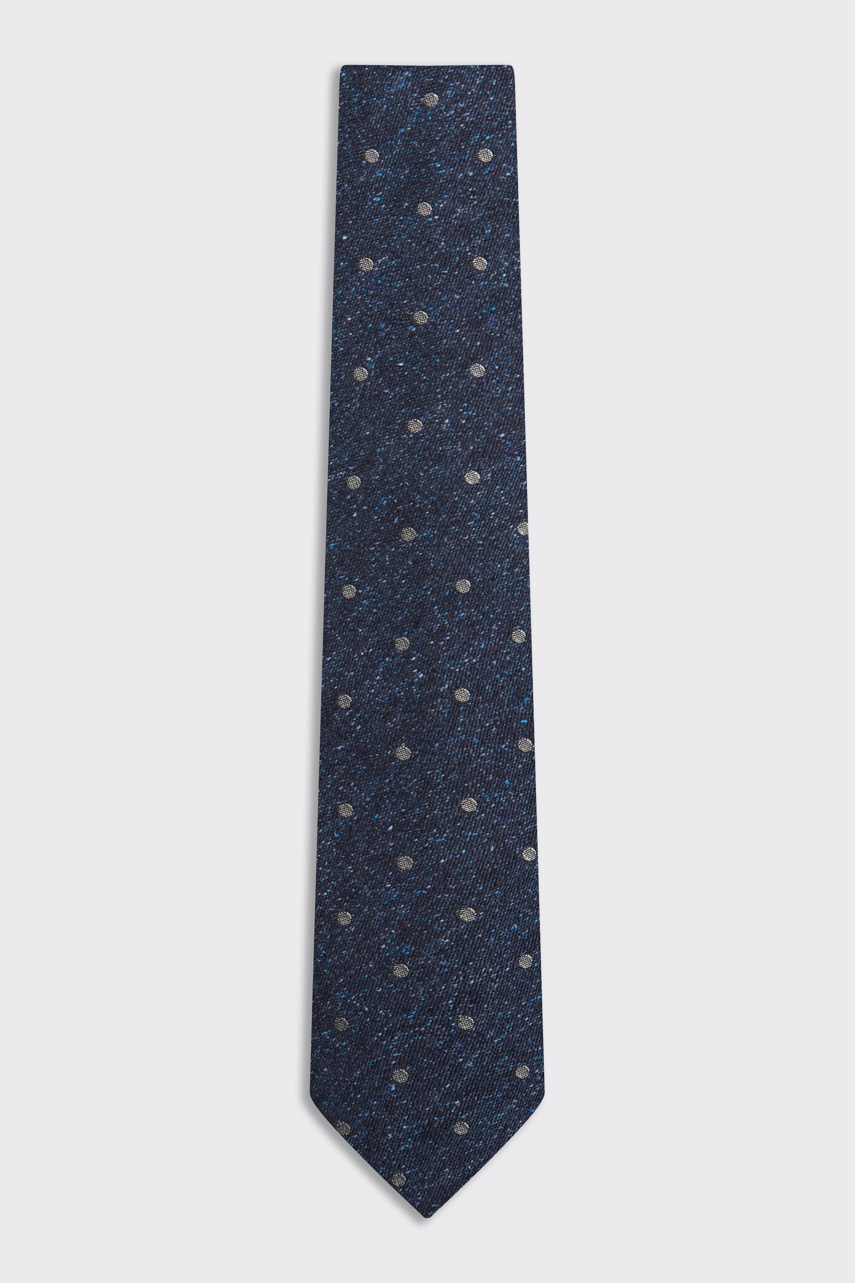 Carberry Silk Tie Teal Spot