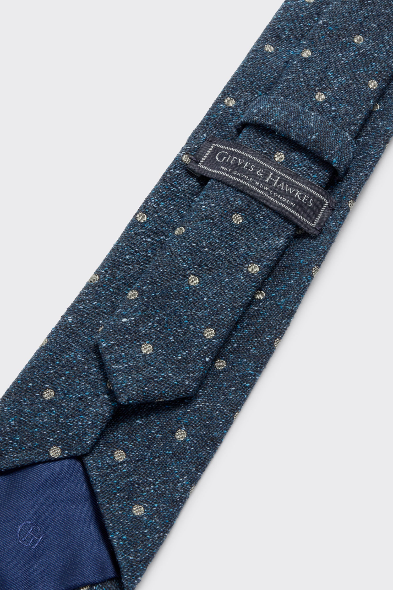 Carberry Silk Tie Teal Spot