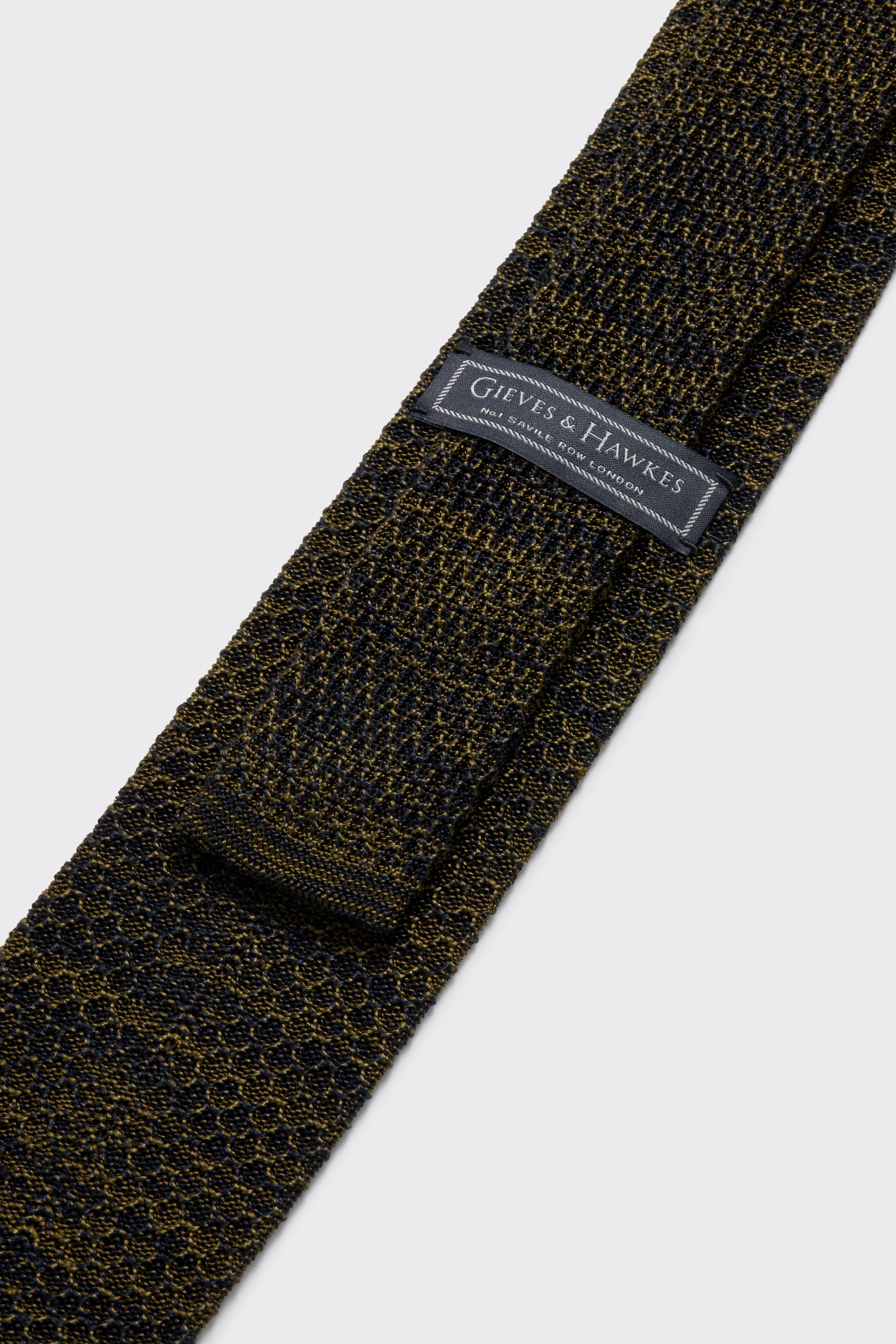 Carberry Silk Tie Navy Knit