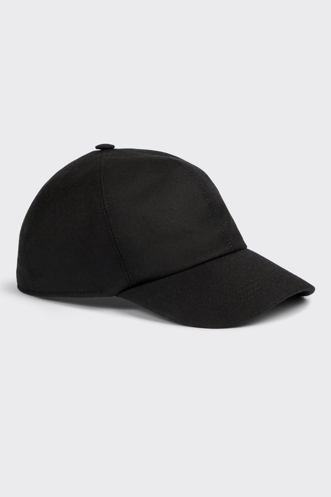 Hooper Wool &amp; Cashmere Baseball Cap - Black