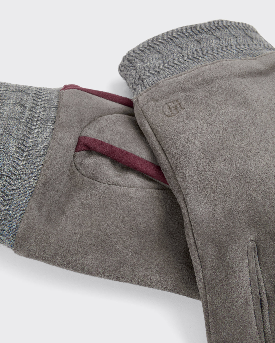 Haddow Suede Gloves - Grey