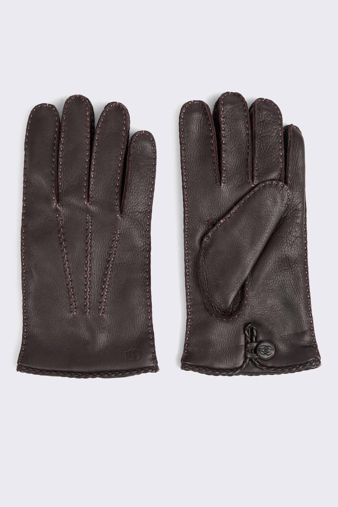 Waring Deerskin Leather Gloves Brown