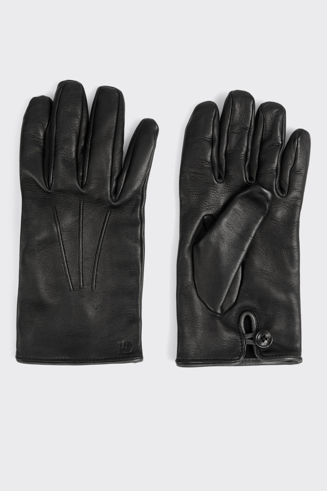 Maclean Leather Gloves - Black