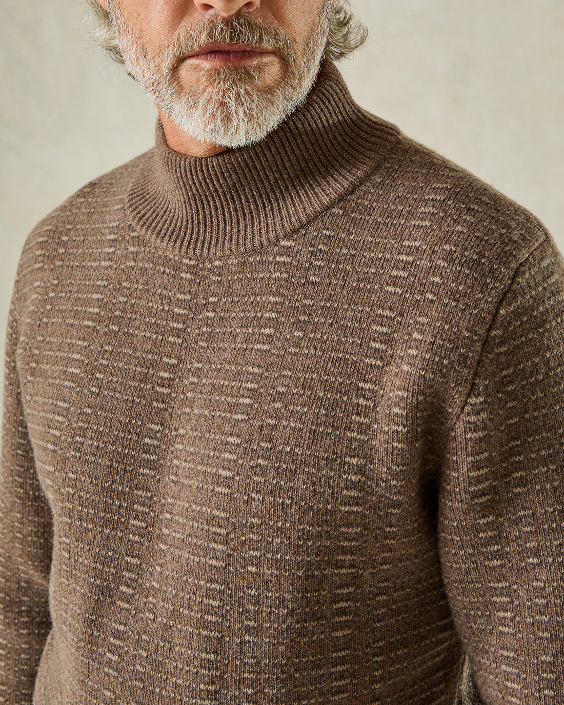 Ballentyne Morse Code Wool Knit Camel