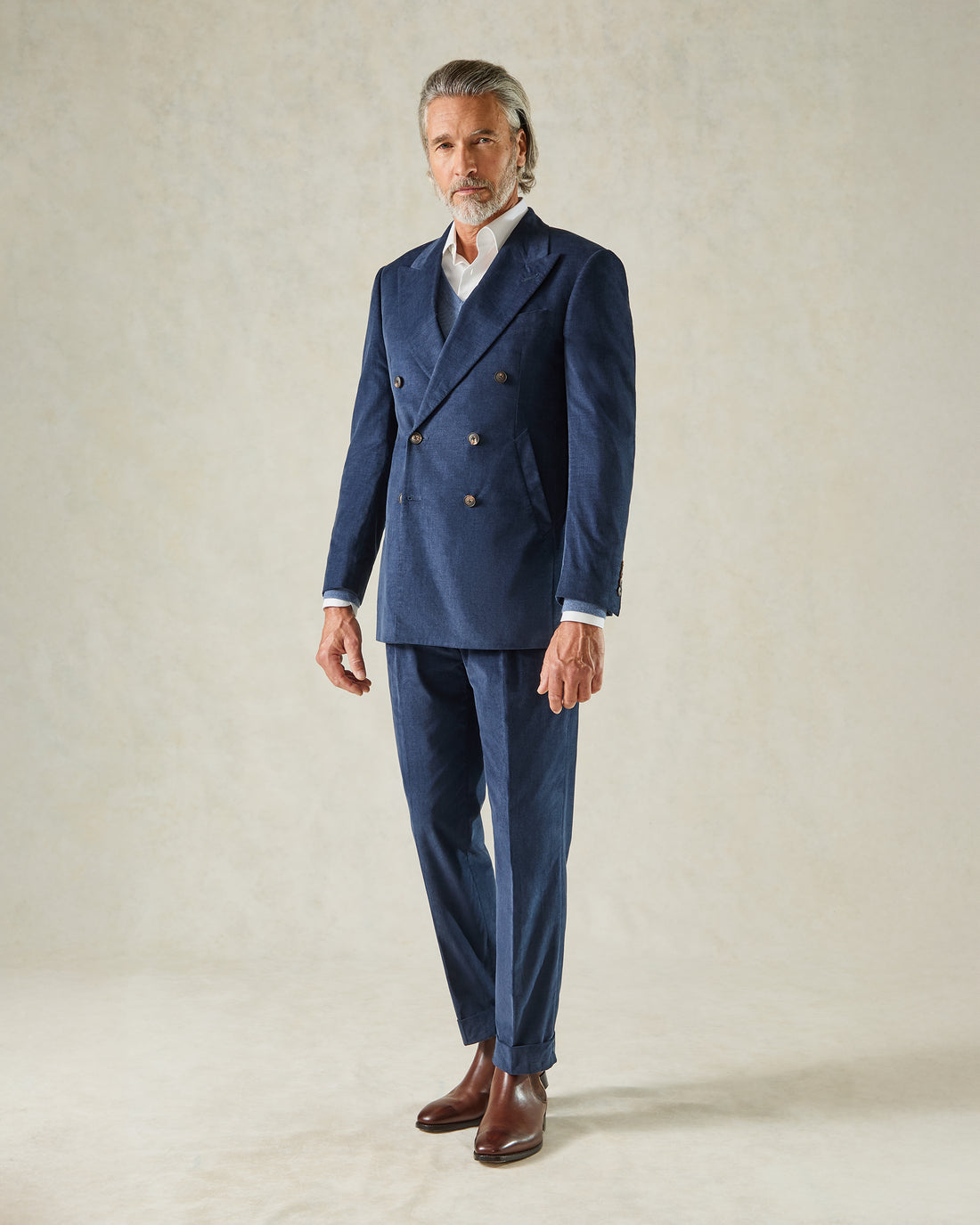 Cavendish Navy Baby Cord 2-Piece Suit [Available as separates]