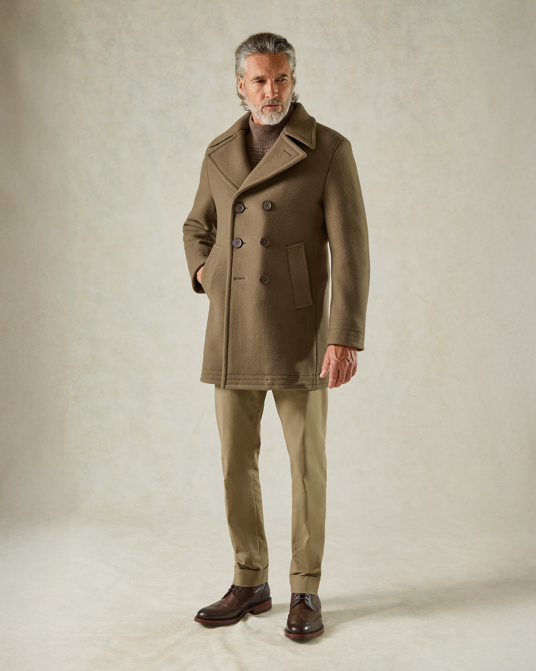 Croft Bridge Wool Coat Light Brown