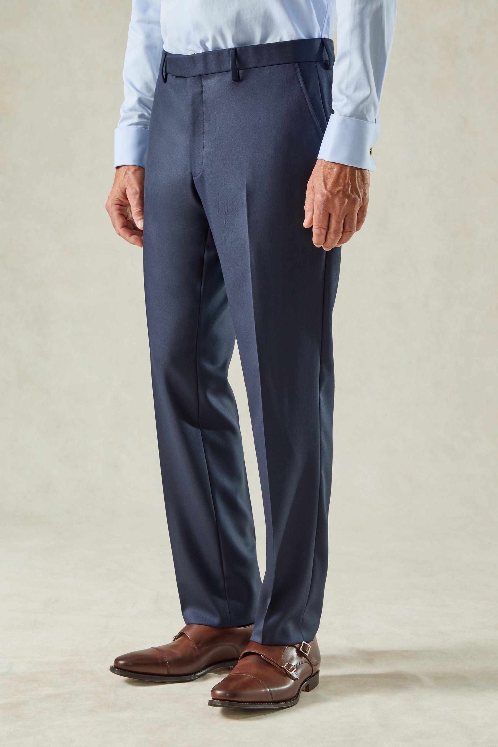 Doughty Navy Wool Twill 3-piece Suit [Available as separates]