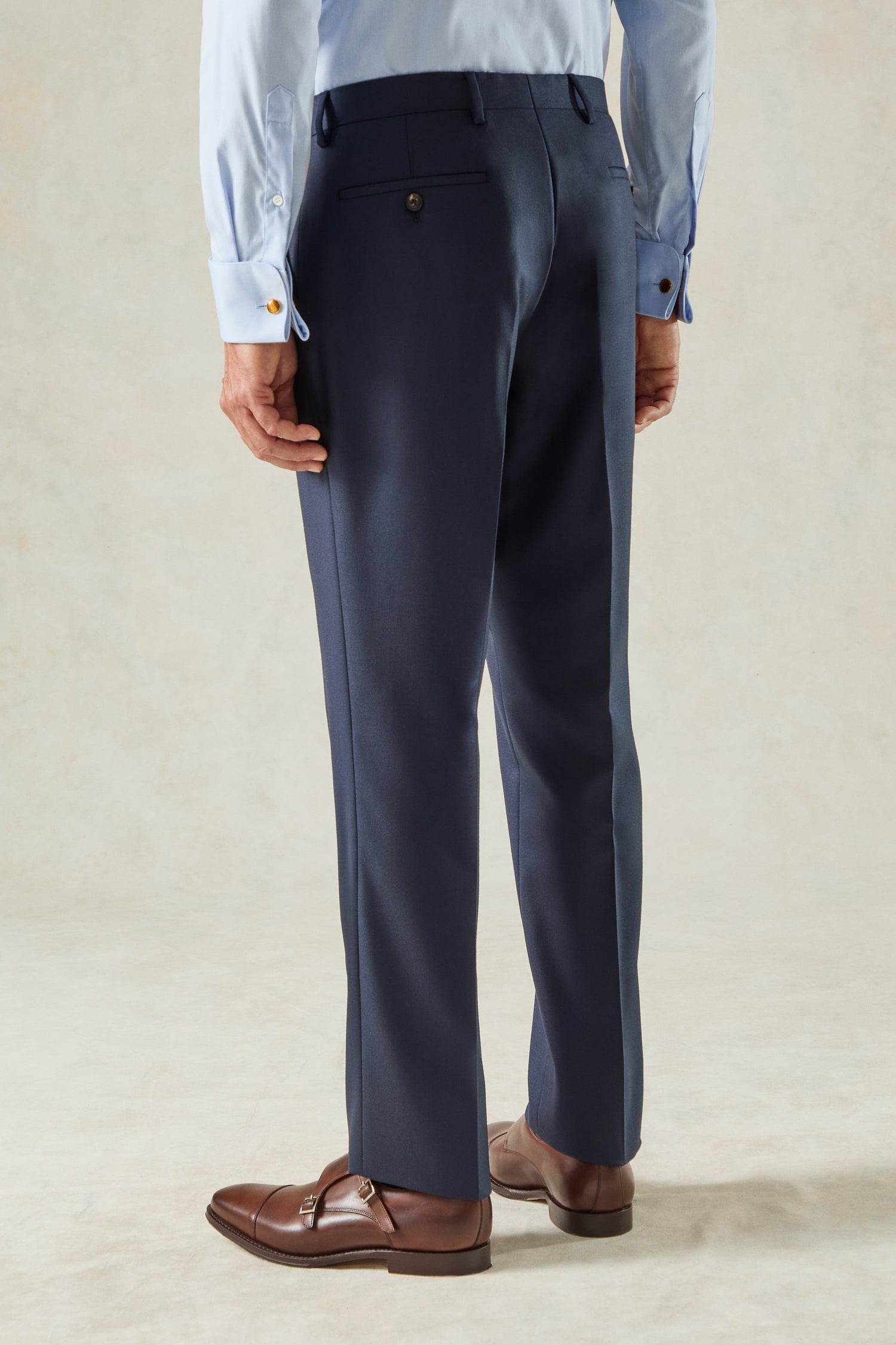 Doughty Navy Wool Twill 3-piece Suit [Available as separates]