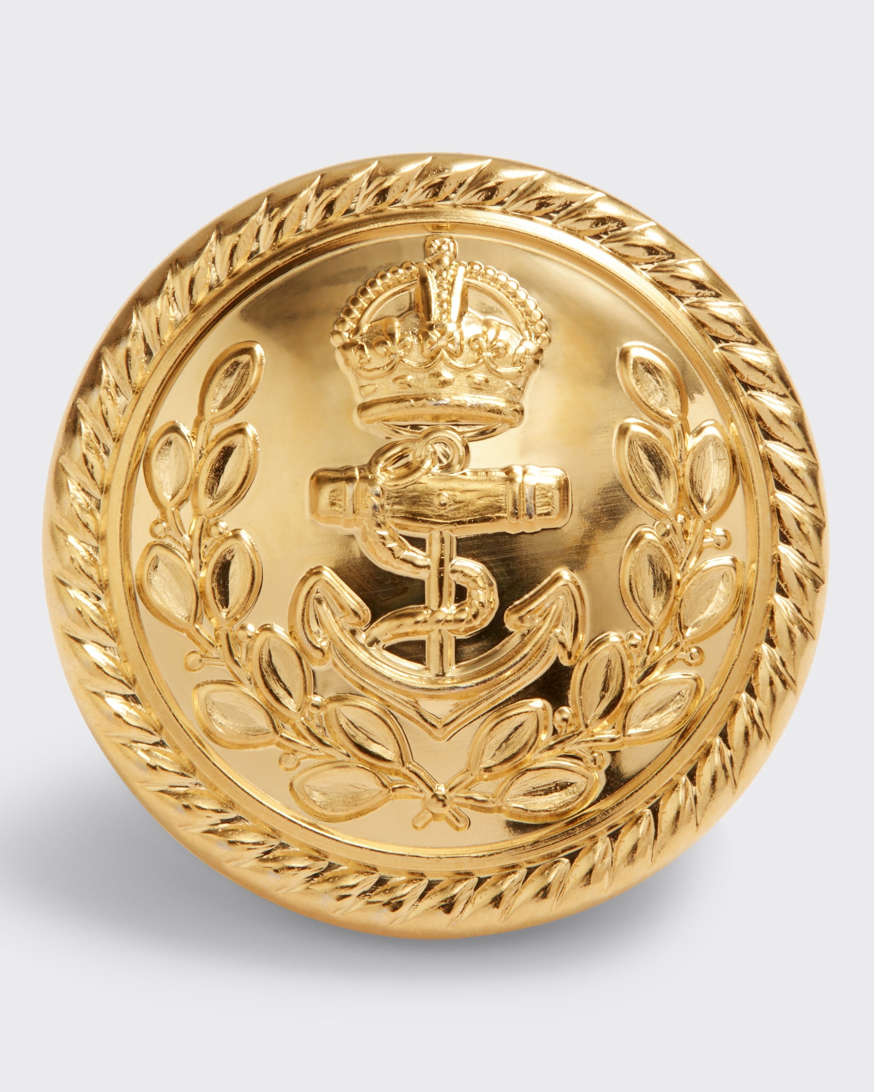 Royal Navy Gold Flag Officers Buttons - Tudor Crown