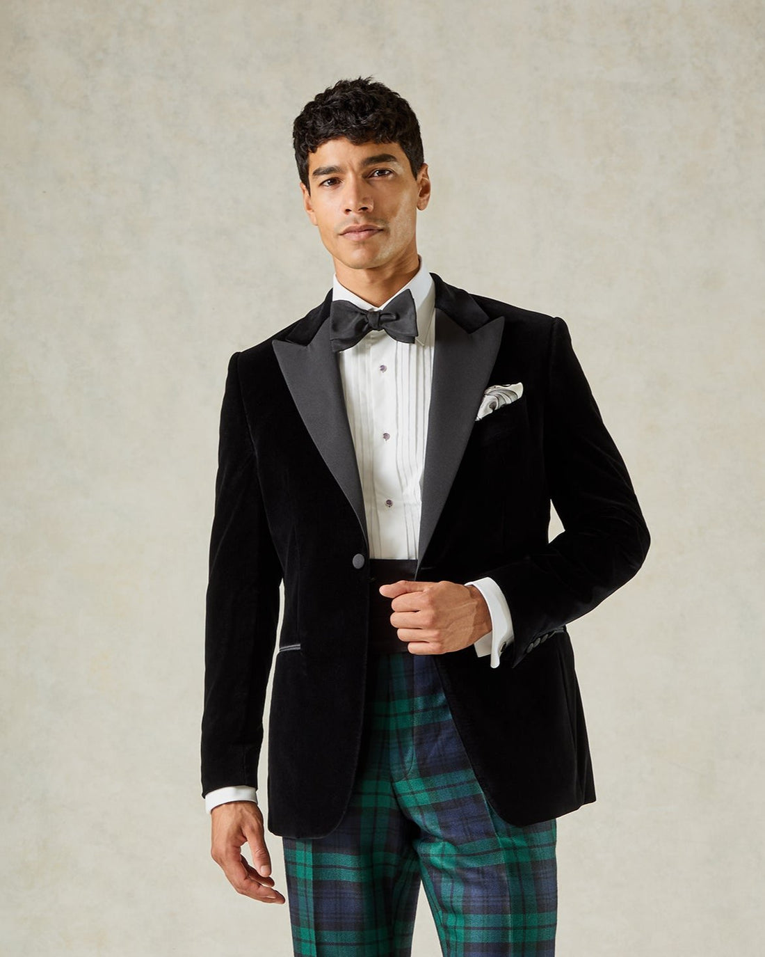 Reynolds Black Velvet Dinner Jacket